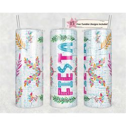 cinco de mayo tumbler design mexican fiesta 20oz skinny