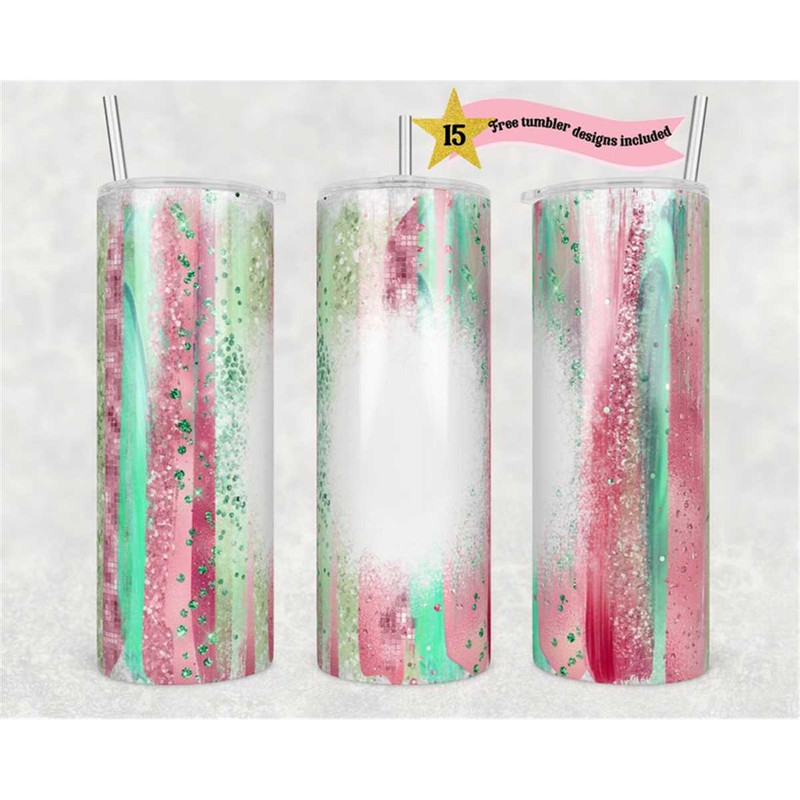 MR-1562023143541-20oz-skinny-tumbler-blank-pink-lime-green-print-glitter-image-1.jpg