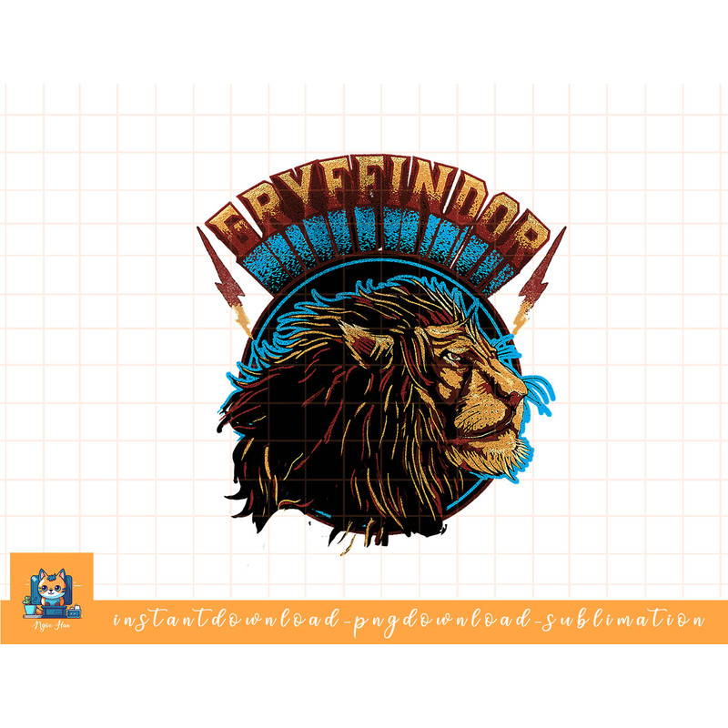 Harry Potter Gryffindor Lion Rock png, sublimate, digital download.jpg