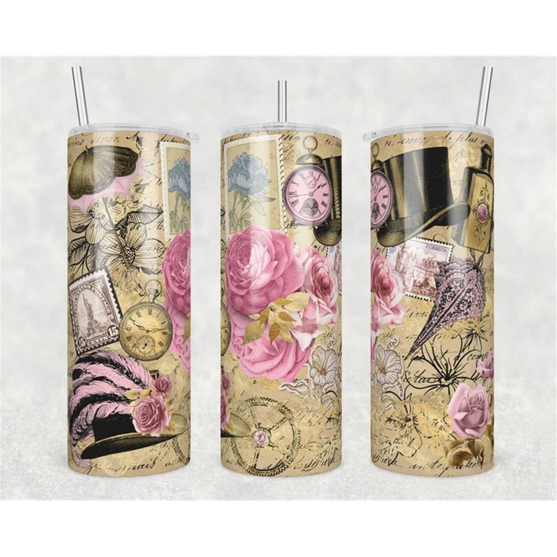 MR-1562023144856-pink-gold-vintage-steampunk-floral-ephemera-digital-tumbler-image-1.jpg