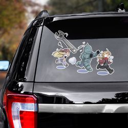 fullmetal alchemist decal, anime sticker, anime car decal, anime decal, fullmetal alchemist sticker