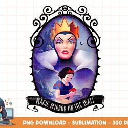 disney snow white group shot large magic mirror on the wall png, sublimation, digital print