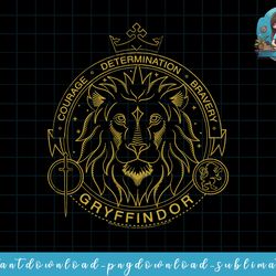 harry potter gryffindor line art lion symbol png, sublimate, digital download