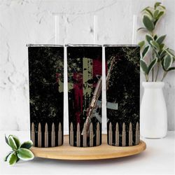 20 oz skinny tumbler wrap,2nd amendment patriotic tumbler