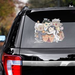 anime car decal, fullmetal alchemist decal, anime sticker, anime decal, fullmetal alchemist sticker