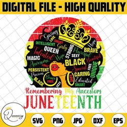 remembering my ancestors juneteenth celebrate black women png, celebrate black women png, juneteenth png, digital file,