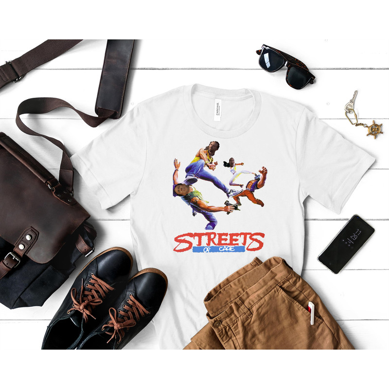 Funny Gifts Boy Girl Streets Of Cage Retro Vintage Classic T-Shirt 321_White_White.jpg