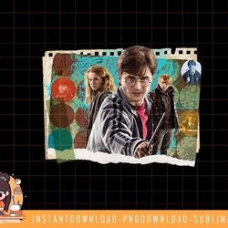 Harry Potter Harry, Hermoine, and Ron Photo Collage png, sublimate, digital download
