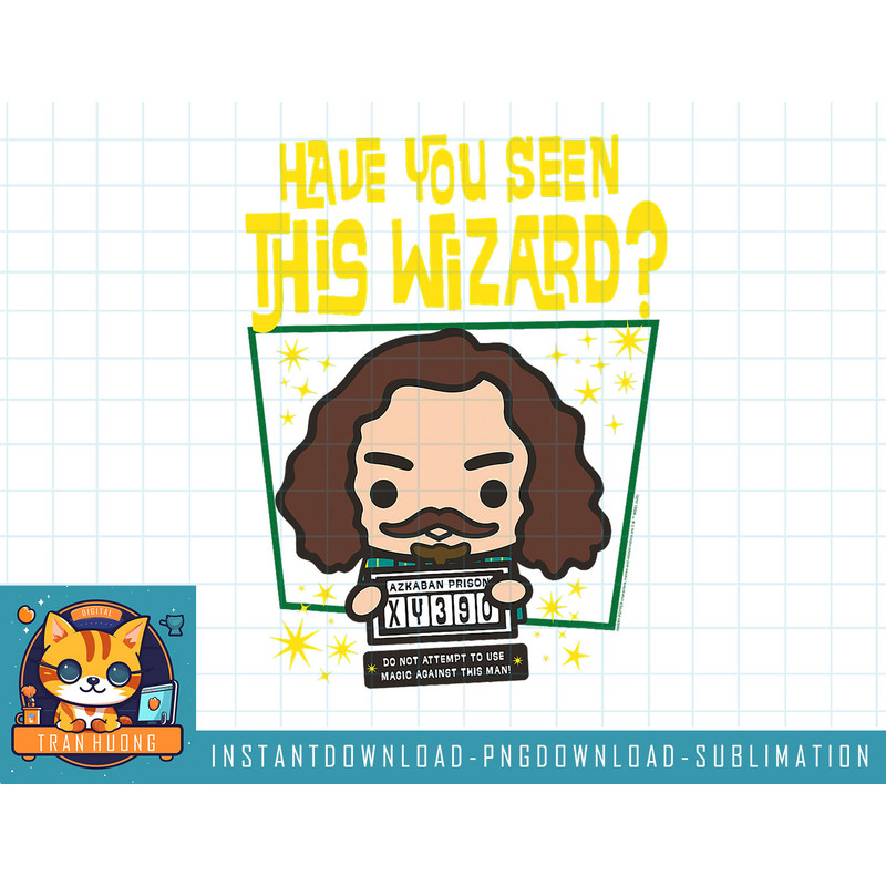 Harry Potter Have You Seen This Wizard Sirius Black Chibi png, sublimate, digital download.jpg