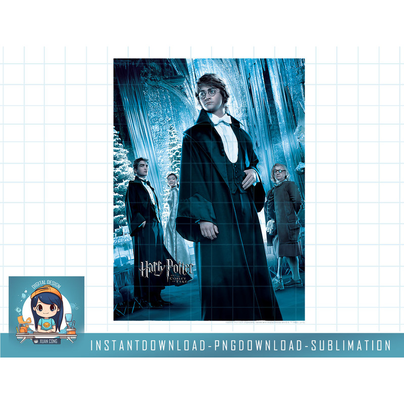 Harry Potter Goblet Of Fire Yule Ball Character Poster png, sublimate, digital download.jpg