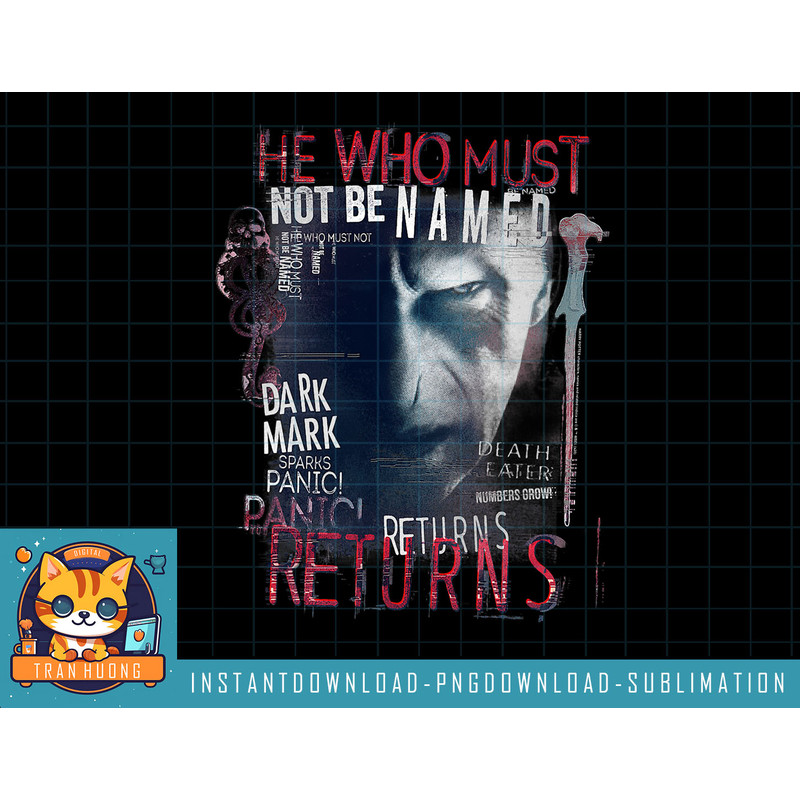 Harry Potter He Who Must Not Be Named Returns png, sublimate, digital download.jpg