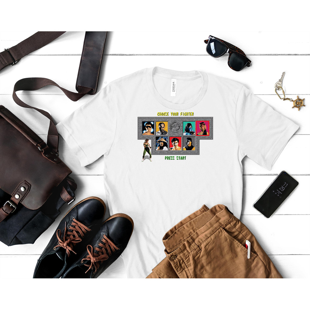Mortal Kombat – Choose Sonya Blade Essential T-Shirt 211_White_White.jpg