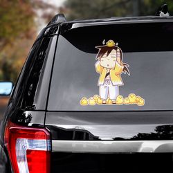 fullmetal alchemist sticker, fullmetal alchemist decal for car, anime car decal, anime decal, ling yao decal