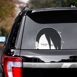 fullmetal alchemist sticker, anime car decal, anime decal, ling yao decal, fullmetal alchemist decal for car