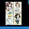 Disney Princess Anime Sketch Panels png, sublimate, digital print.jpg