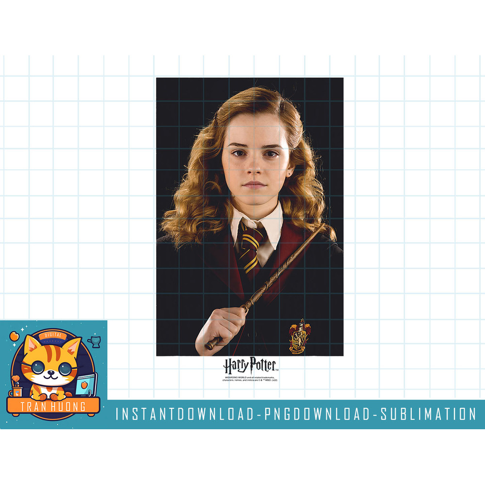 Harry Potter Hermione Portrait png, sublimate, digital download.jpg