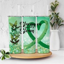 20 oz skinny tumbler sublimation stronger than the storm