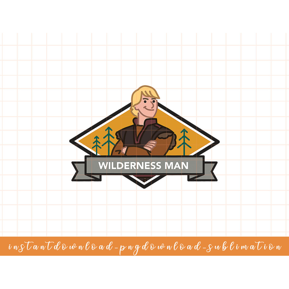 Disney Frozen 2 Kristoff Wilderness Man png, sublimate, digital download.jpg