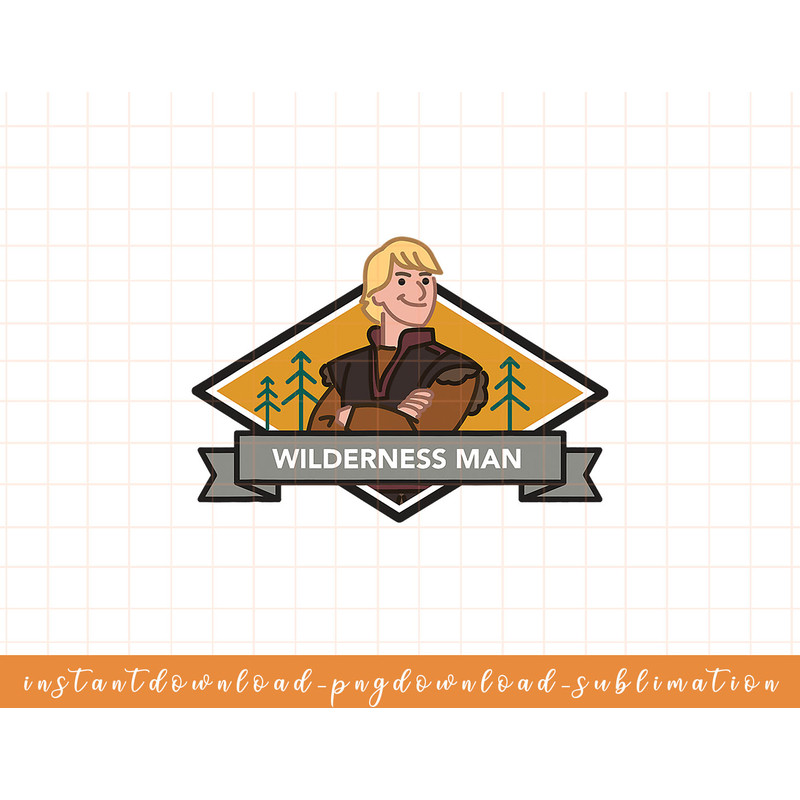 Disney Frozen 2 Kristoff Wilderness Man png, sublimate, digital download.jpg