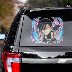 fullmetal alchemist sticker, fullmetal alchemist decal for car, anime car decal, ling yao decal, anime decal