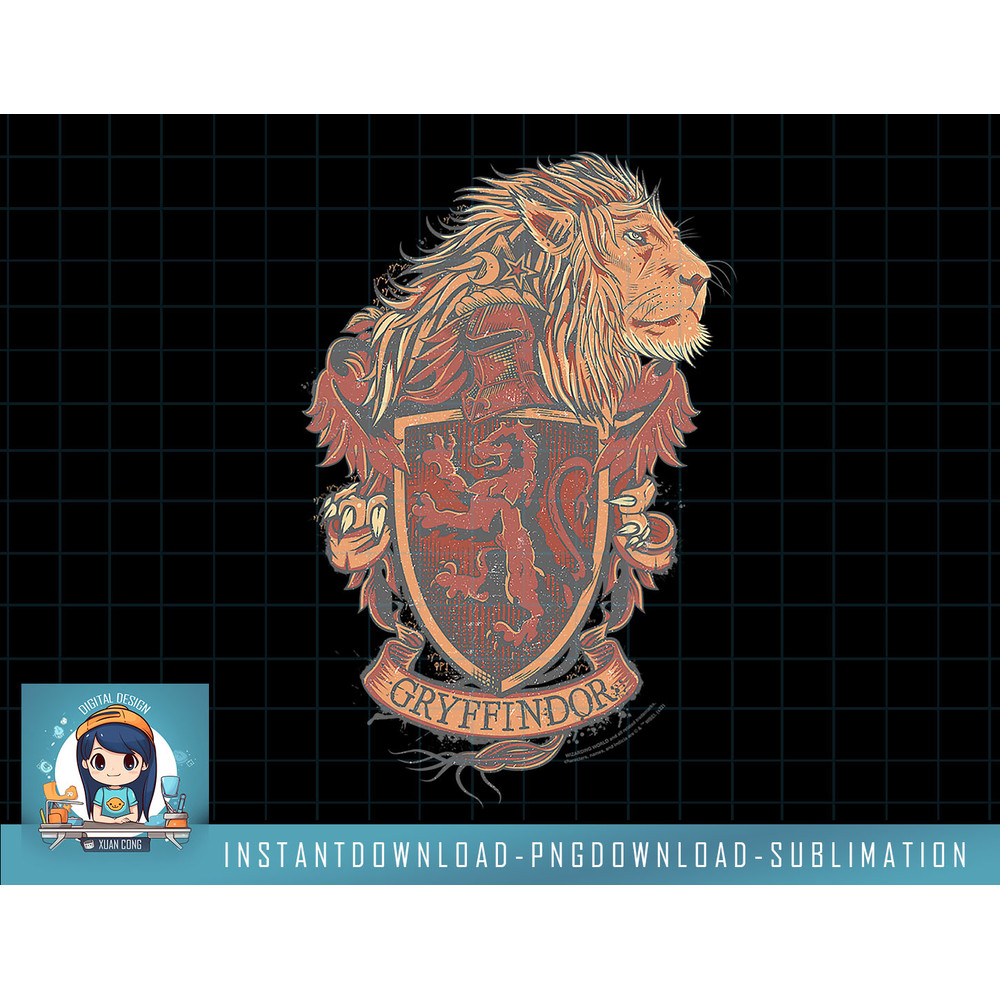 Harry Potter Gryffindor Badge png, sublimate, digital download.jpg