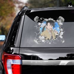 fullmetal alchemist decal for car, anime car decal, anime decal, ling yao decal, fullmetal alchemist sticker
