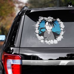 fullmetal alchemist decal for car, fullmetal alchemist sticker, anime decal, ling yao decal, anime car decal