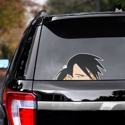 anime car decal, fullmetal alchemist decal for car, anime decal, ling yao decal, fullmetal alchemist sticker