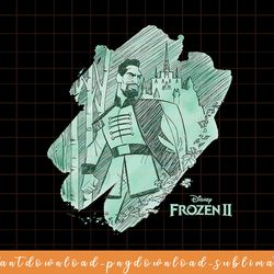 disney frozen 2 lieutenant mattias paint swipe portrait png, sublimate, digital download
