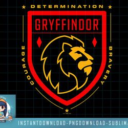 harry potter gryffindor courage bravery badge png, sublimate, digital download