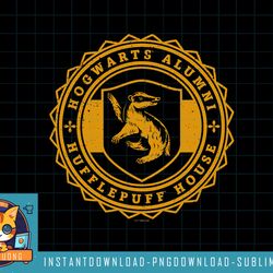 harry potter hogwarts alumni hufflepuff house png, sublimate, digital download