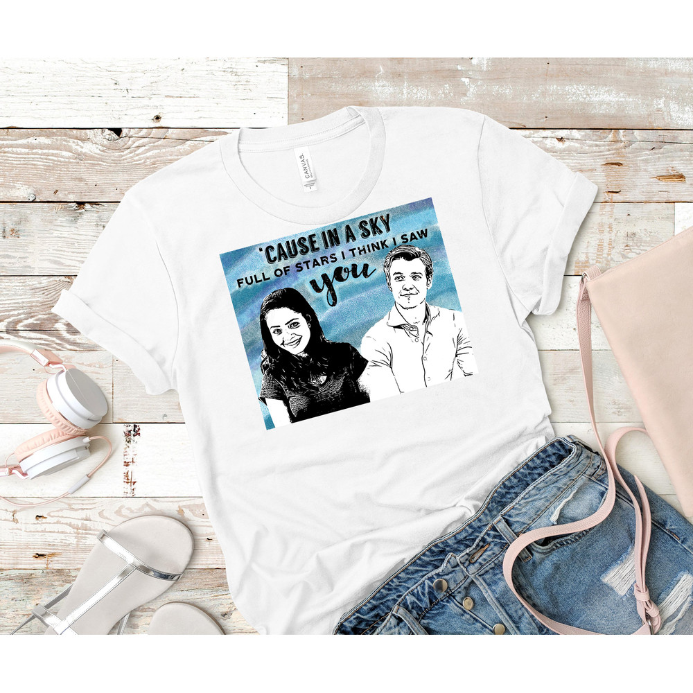 &x27;Cause in a Sky Full of Stars I Only See You (Mac and Riley) Classic T-Shirt 93_White_White.jpg