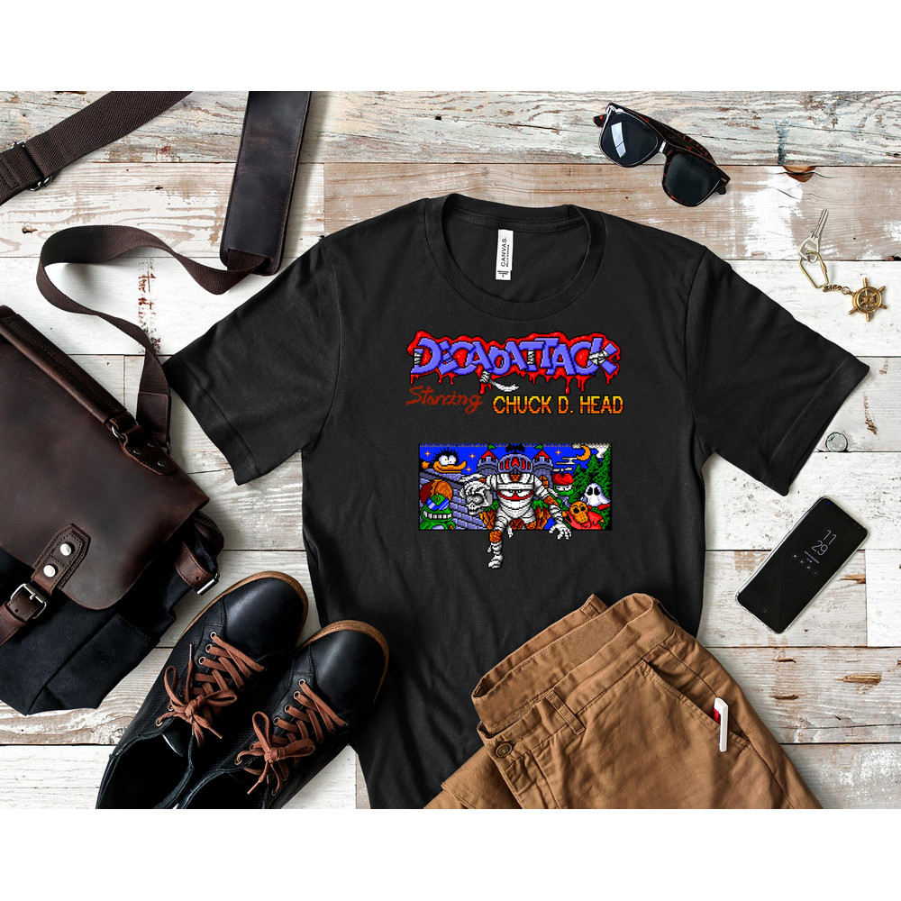 Decap Attack (Genesis Title Screen) Classic T-Shirt 44_Shirt_Black.jpg