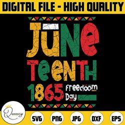 juneteenth 1865 freedom day celebrate black history svg, juneteenth svg, juneteenth freedom day, digital download