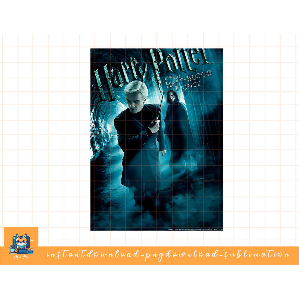 Harry Potter Half-Blood Prince Draco And Snape Poster png, sublimate, digital download.jpg