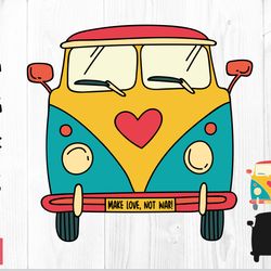 hippie van svg, hippie bus svg, hippie bus vector file, hippie van png, hippie van vector, hippie van t shirt svg