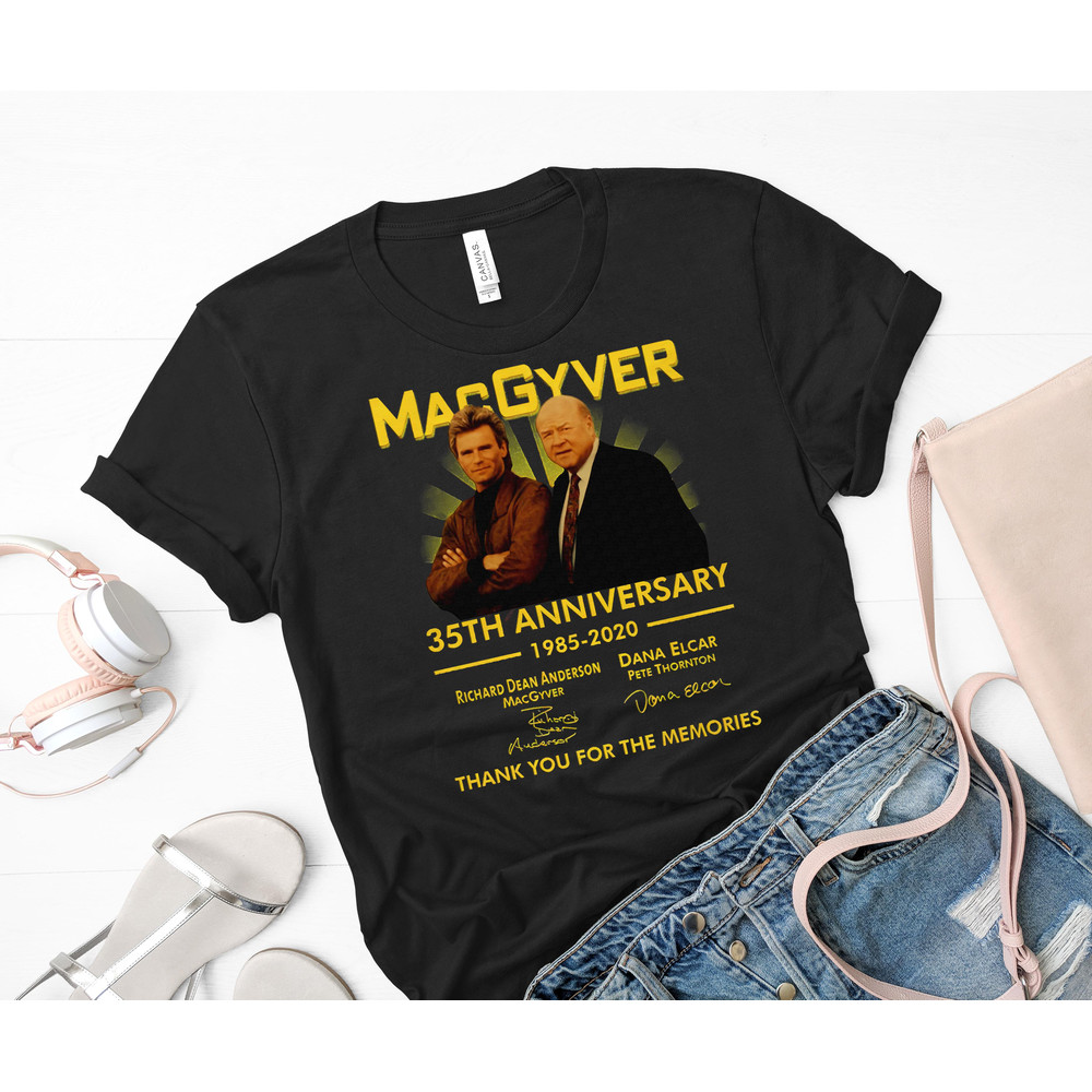 Macgyver 35th Anniversary 1985-2020 Essential T-Shirt 17_Black_Black.jpg