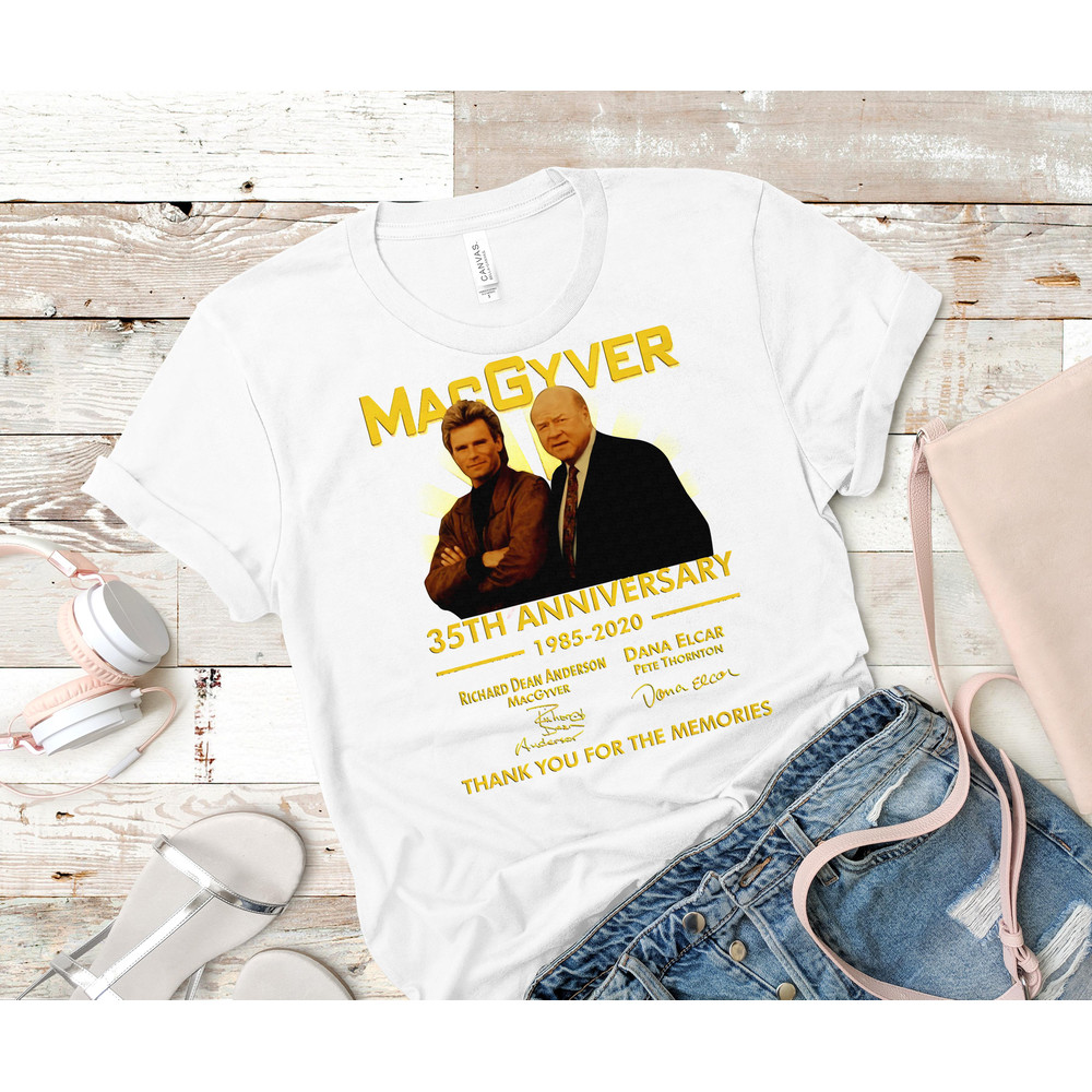Macgyver 35th Anniversary 1985-2020 Essential T-Shirt 17_White_White.jpg