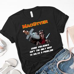 macgyver shirt, macgyver ingenious agent t shirt, macgyver brilliant mind t shirt, macgyver t shirt