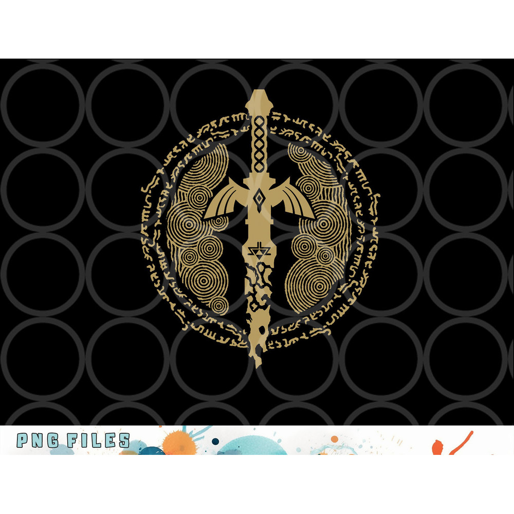The Legend of Zelda Tears Of The Kingdom Master Sword Logo png, digital download copy.jpg
