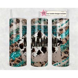 20oz skinny tumbler cowhide mama leopard cheetah