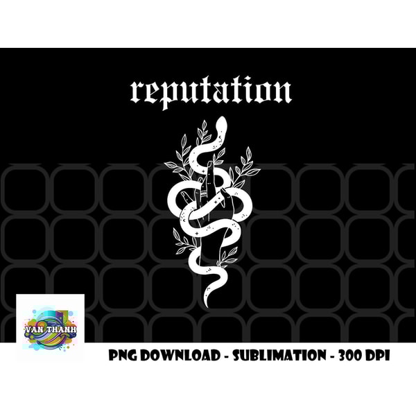 Snake Reputation In The World png, digital download copy - Inspire Uplift