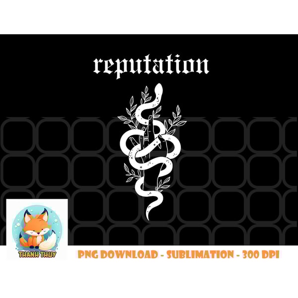 Snake Reputation In The World png, digital download copy | Inspire Uplift