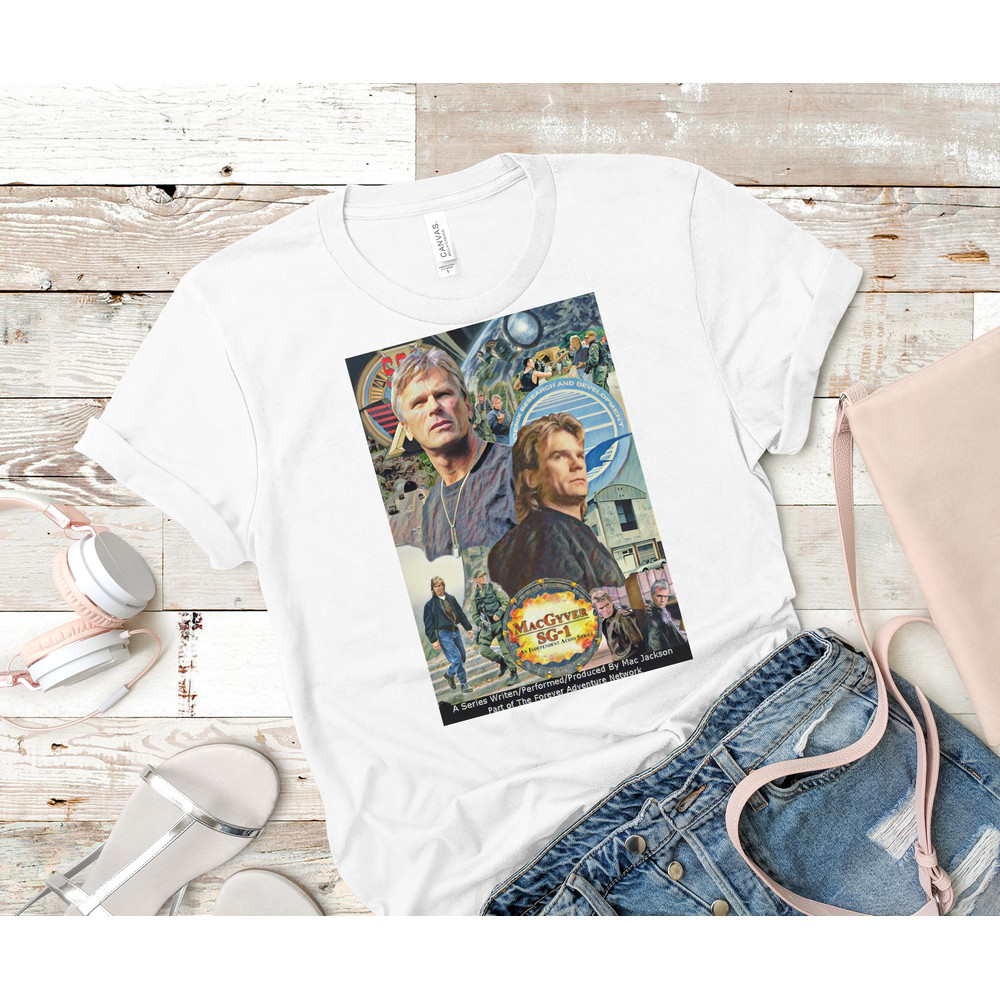 MacGyverSG-1 Movie Poster Classic T-Shirt 103_White_White.jpg