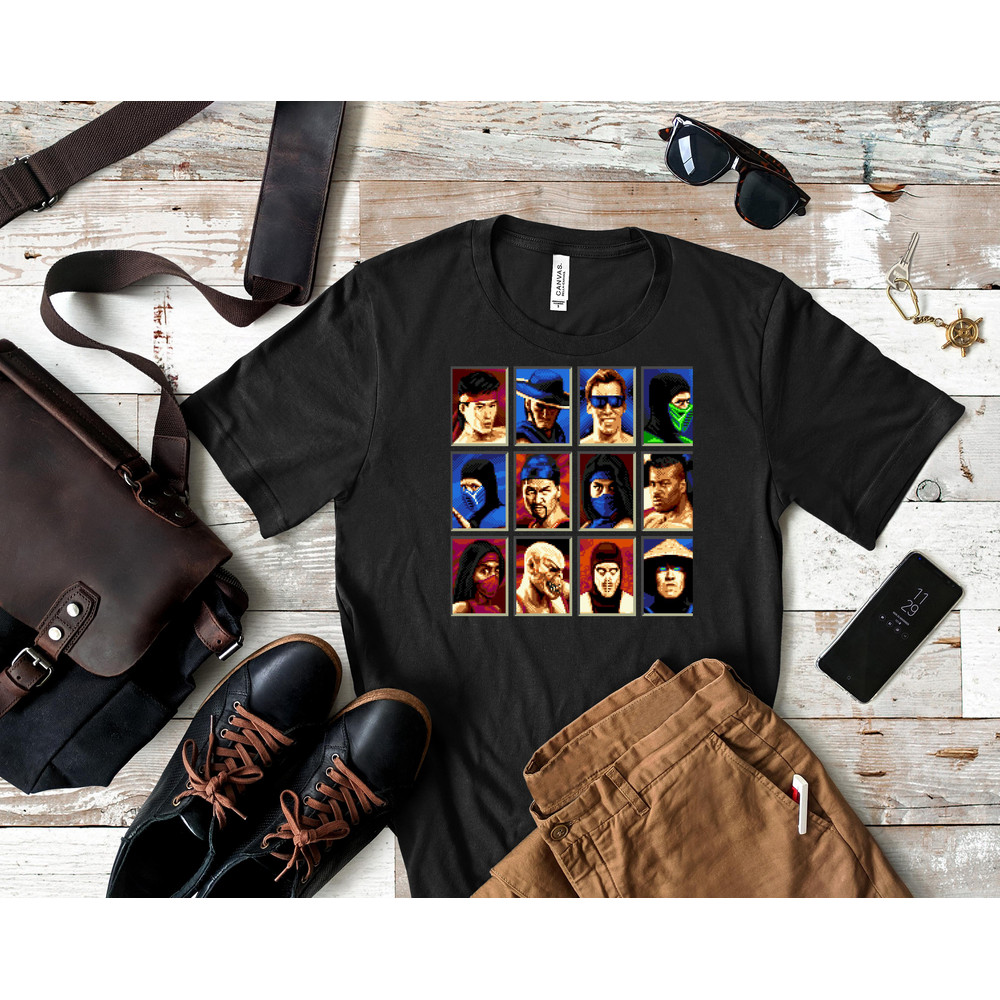 Mortal Kombat II Genesis Character Select   Gift Perfect Classic T-Shirt 87_Shirt_Black.jpg
