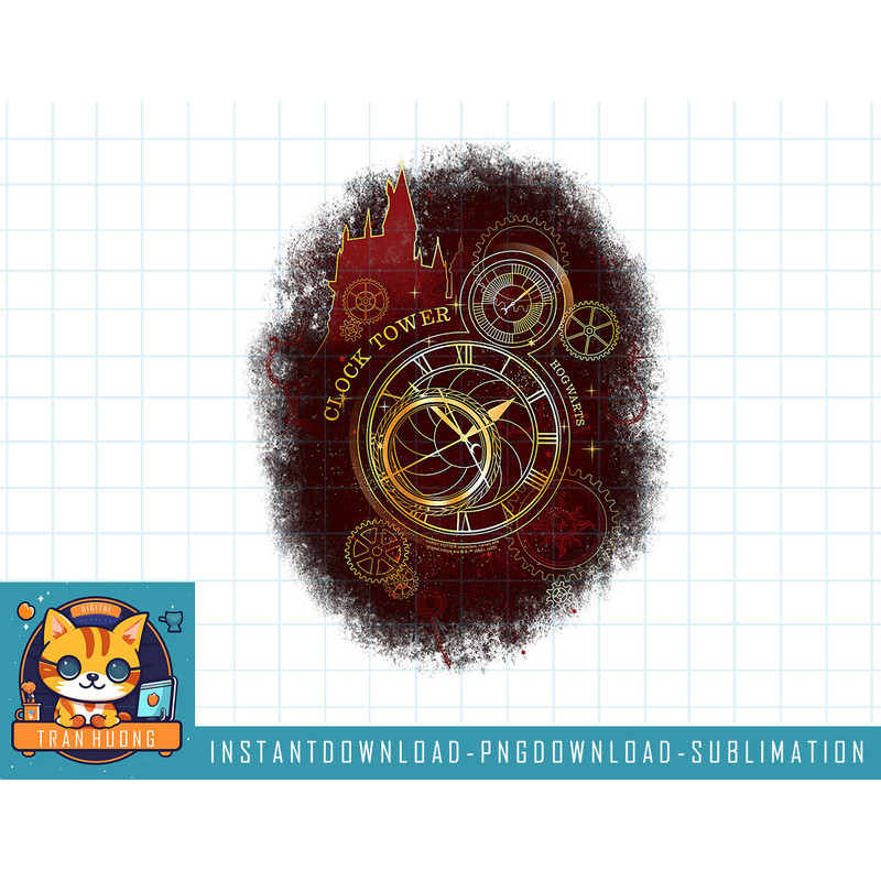 Harry Potter Hogwarts Clock Tower png, sublimate, digital download.jpg