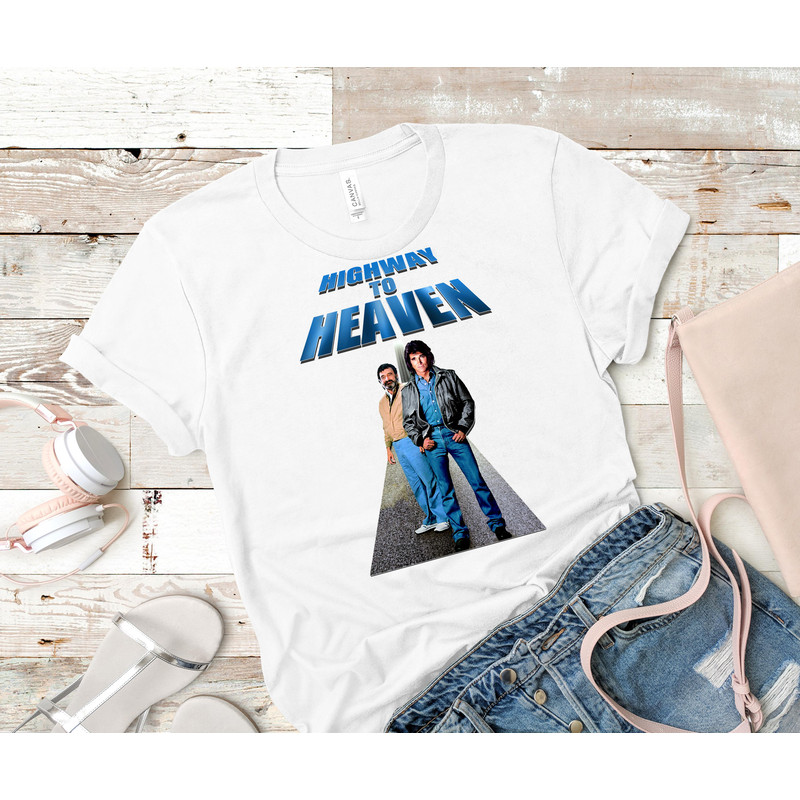 Retro 80s Jonathan Smith Highway to Heaven Tribute Classic T-Shirt 99_White_White.jpg