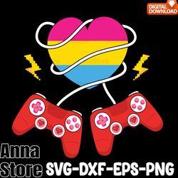 game controller couple heart lgbt svg,lgbt day svg,lesbian svg, gay svg,bisexual svg,transgender svg,queer svg,pride svg