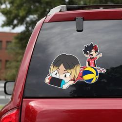 haikyu sticker, haikyu decal for car, anime car decal, anime decal, anime sticker, manga sticker, manga decal for car