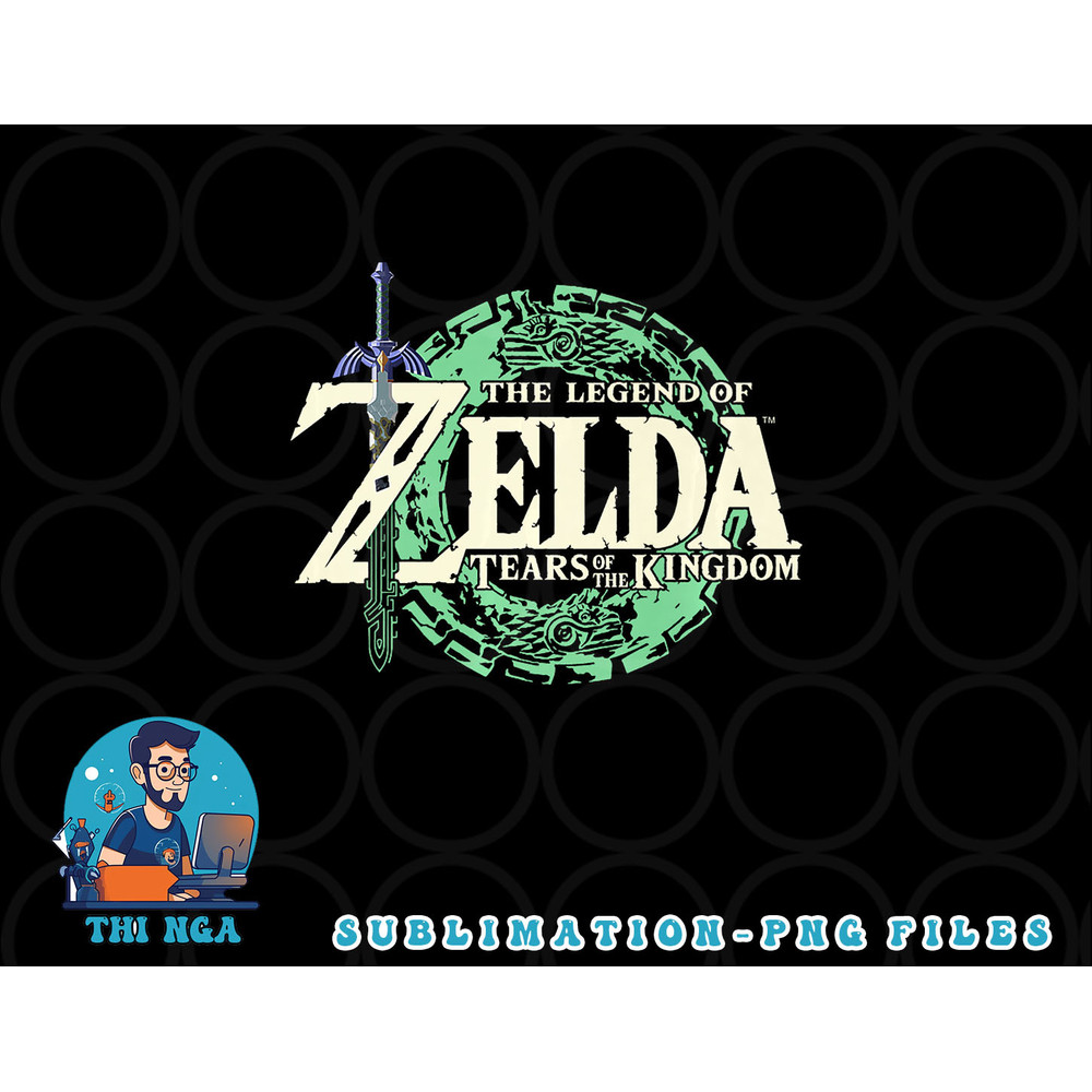 The Legend of Zelda Tears Of The Kingdom Official Logo Premium png, digital download copy.jpg
